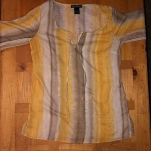 Cute business casual sheer tunic